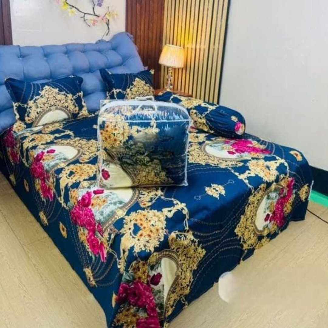 Luxury,Twill,Cotton,Fabrics,Bed,Sheet,And,Comforter,5pcs,Set