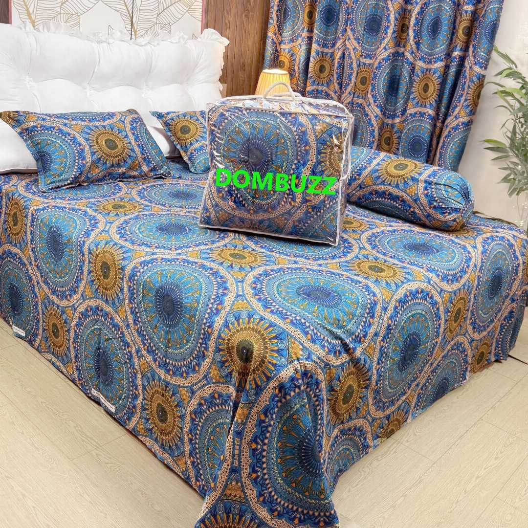 Luxury,Twill,Cotton,Fabrics,Bed,Sheet,And,Comforter,5pcs,Set