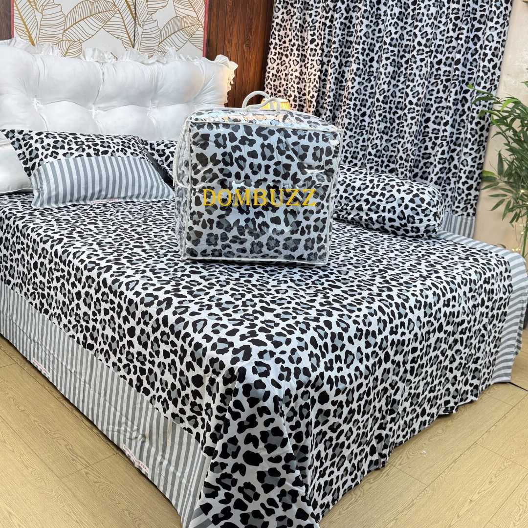 Luxury,Twill,Cotton,Fabrics,Bed,Sheet,And,Comforter,5pcs,Set