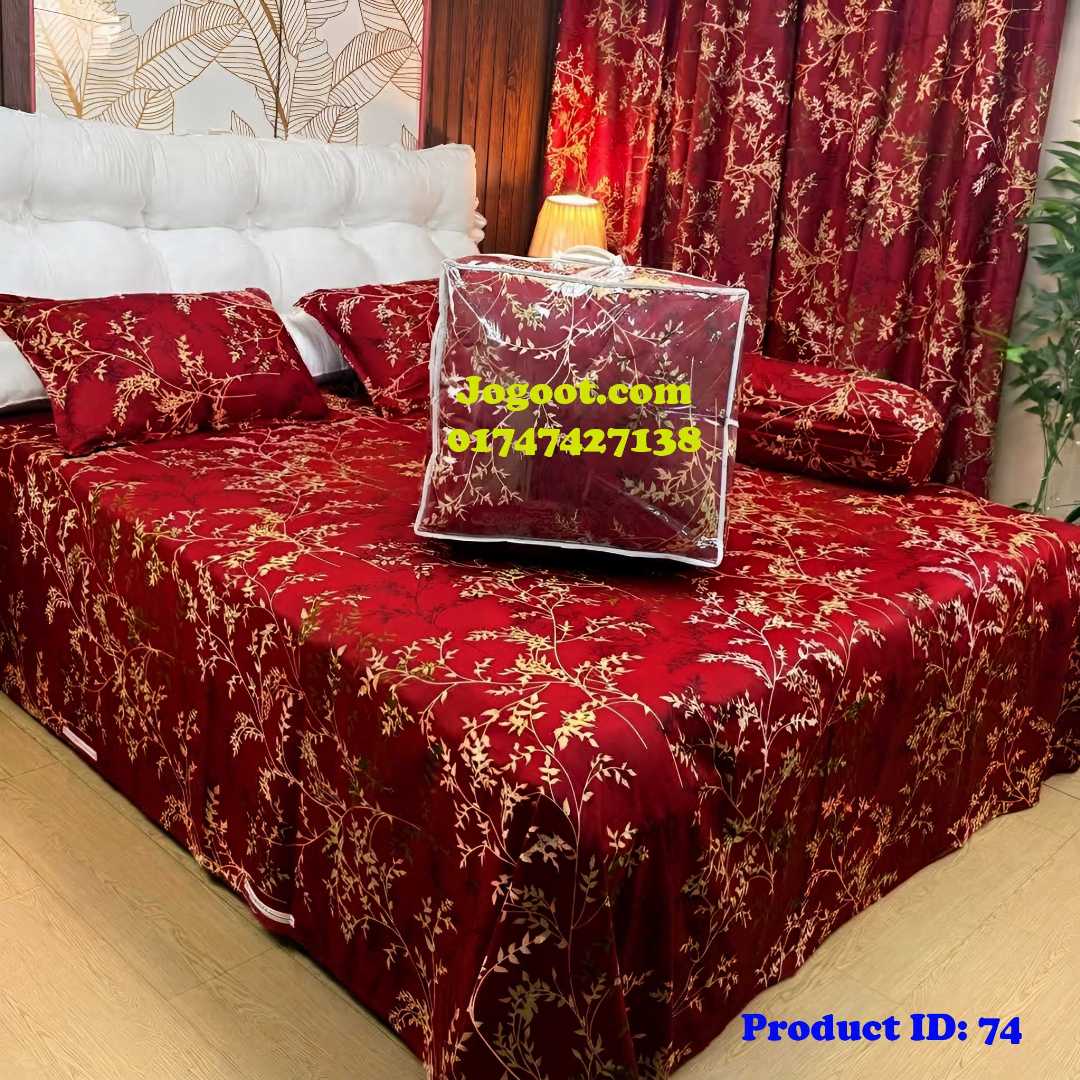 Luxury,Twill,Cotton,Fabrics,Bed,Sheet,And,Comforter,5pcs,Set