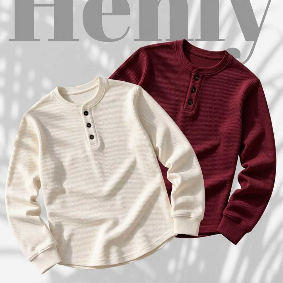 HENLEY,FULL-SLEEVE-,WHITE,&,GREY